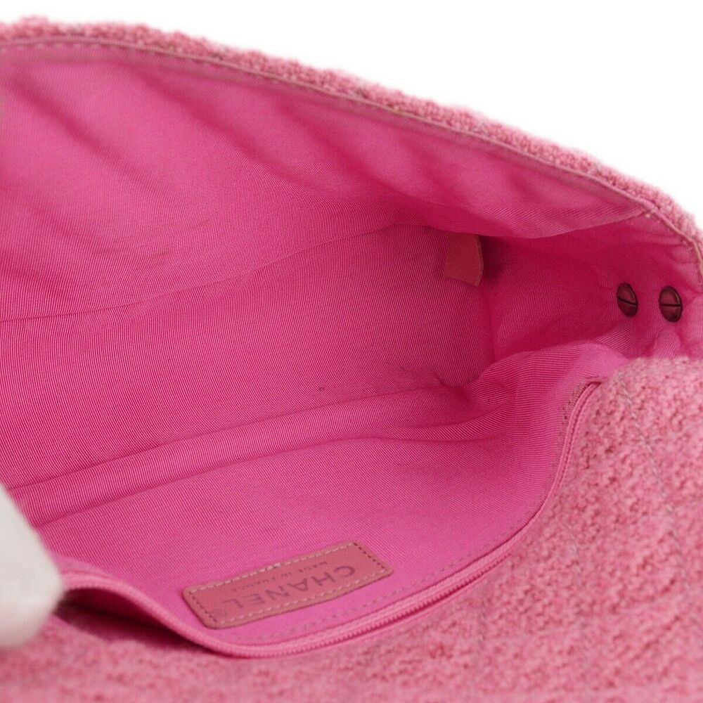 Chanel Pink Tweed Mademoiselle Lock #124883C28B - Picture 10 of 10